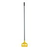 Rubbermaid Commercial 54" Mop and Broom Handles, 1" Dia, Gray/Yellow, Fiberglass FGH145000000